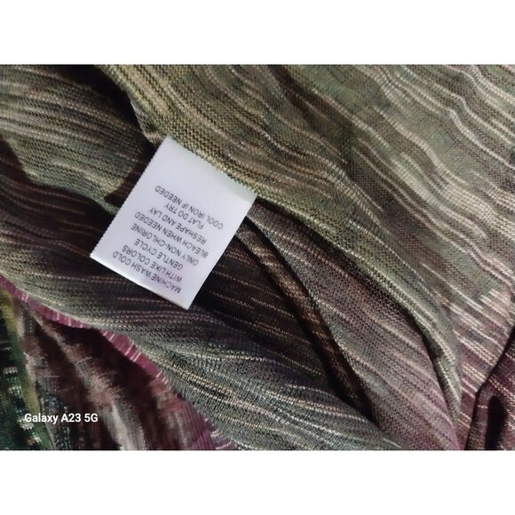 Pyramid Collection Women's Burnout Kimono Top One Size - Picture 7 of 7